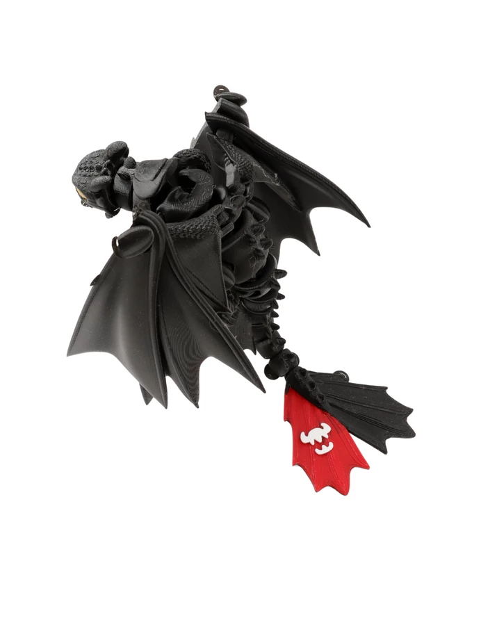 Figurina flexibila, Dragon, Model Toothless Negru picture - 4