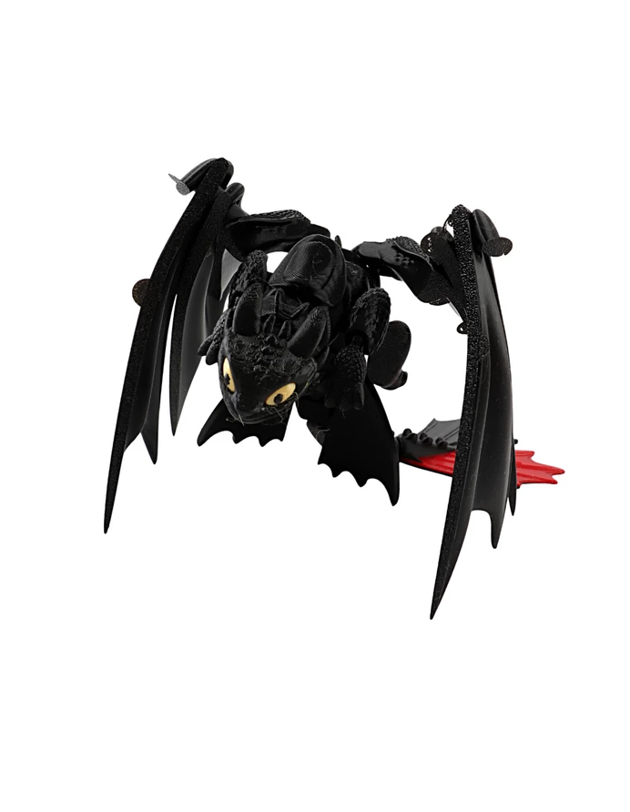 Figurina flexibila, Dragon, Model Toothless Negru picture - 9