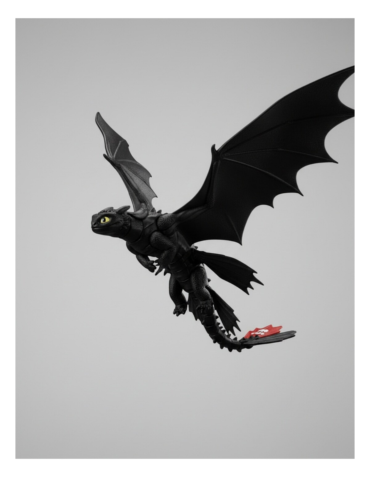 Figurina flexibila, Dragon, Model Toothless Negru