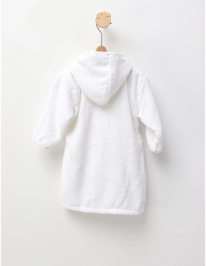 Halat de baie Happy Bear, alb picture - 4