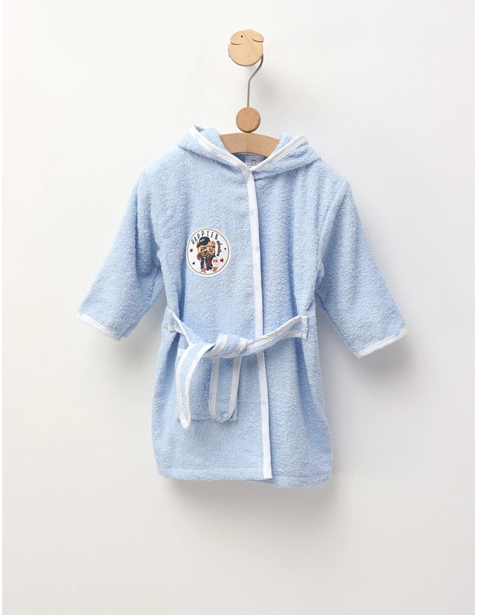 Halat de baie Happy Bear, blue picture - 2
