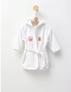 Halat de baie It s A Girl, alb-roz picture - 1