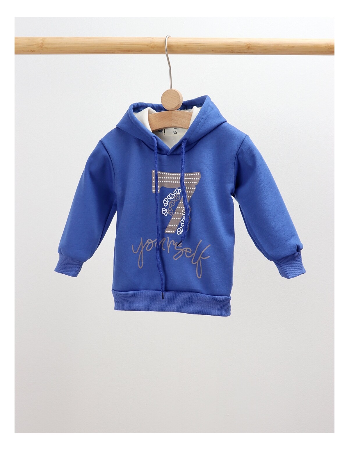 Hanorac albastru baietei 7