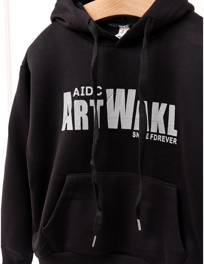 Hanorac ARTWAKL negru picture - 2