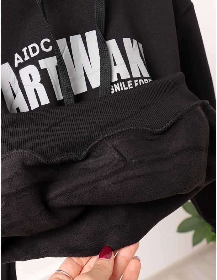 Hanorac ARTWAKL negru picture - 3