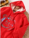 Hanorac Bear Star, rosu picture - 2