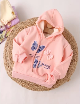 Hanorac corai, fetita Butterfly