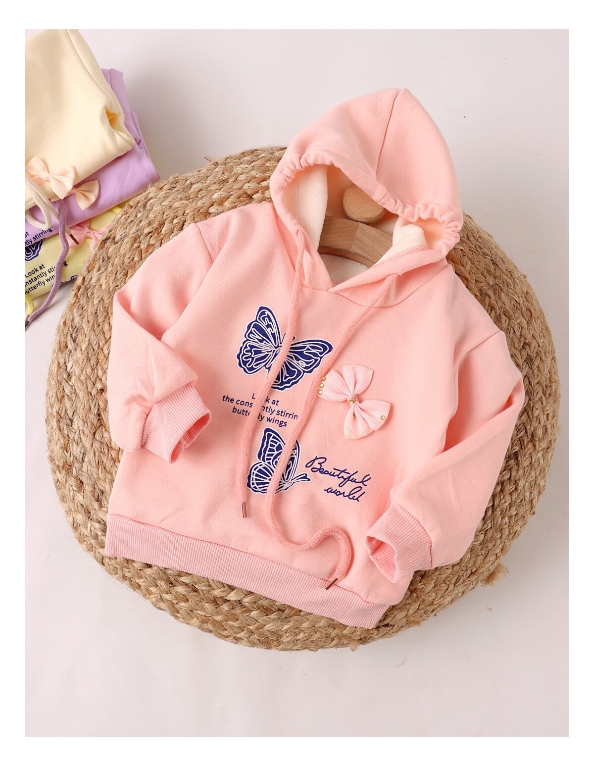 Hanorac corai, fetita Butterfly