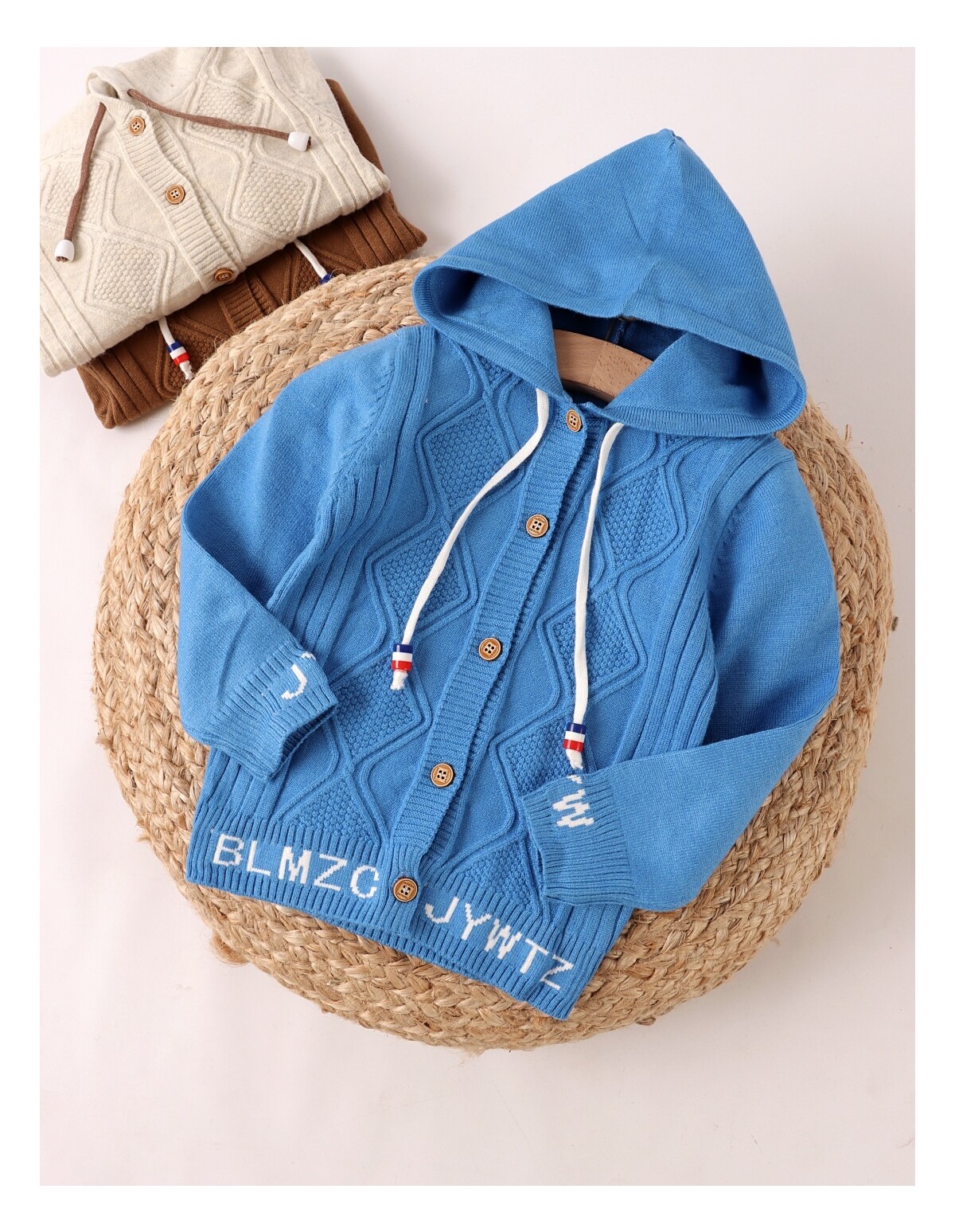 Hanorac cu gluga, Athos albastru