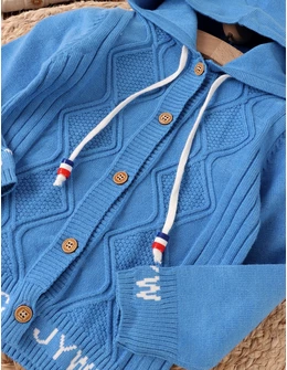 Hanorac cu gluga, Athos albastru