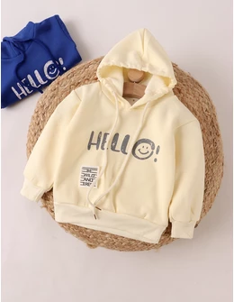 Hanorac Hello Kids, crem