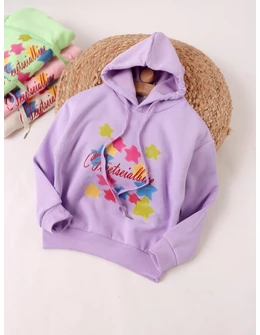 Hanorac plusat Izabella, mov