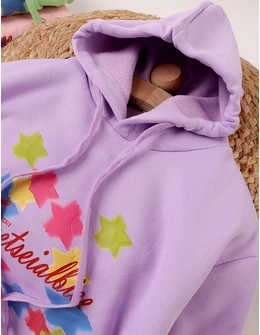 Hanorac plusat Izabella, mov