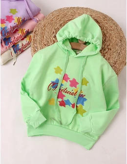 Hanorac plusat Izabella, verde