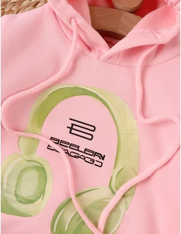 Hanorac roz fetite casti verzi