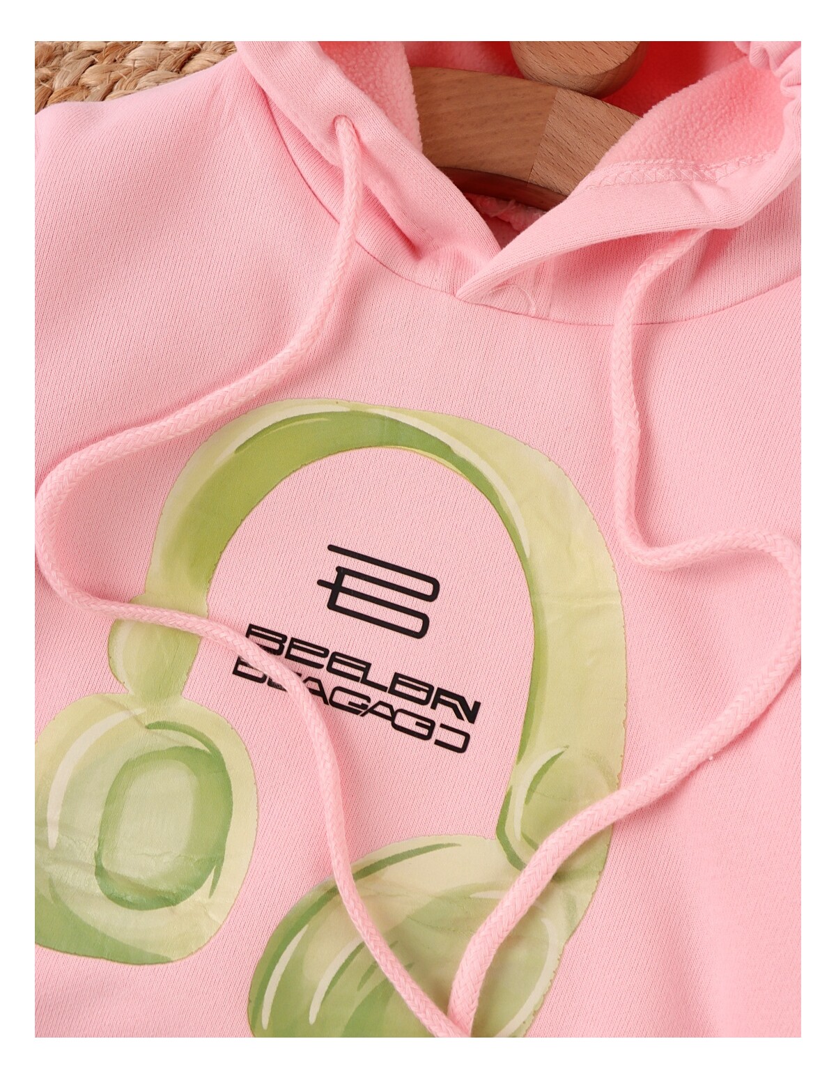 Hanorac roz fetite casti verzi