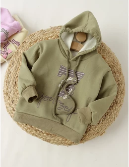 Hanorac verde, fetita Yourself