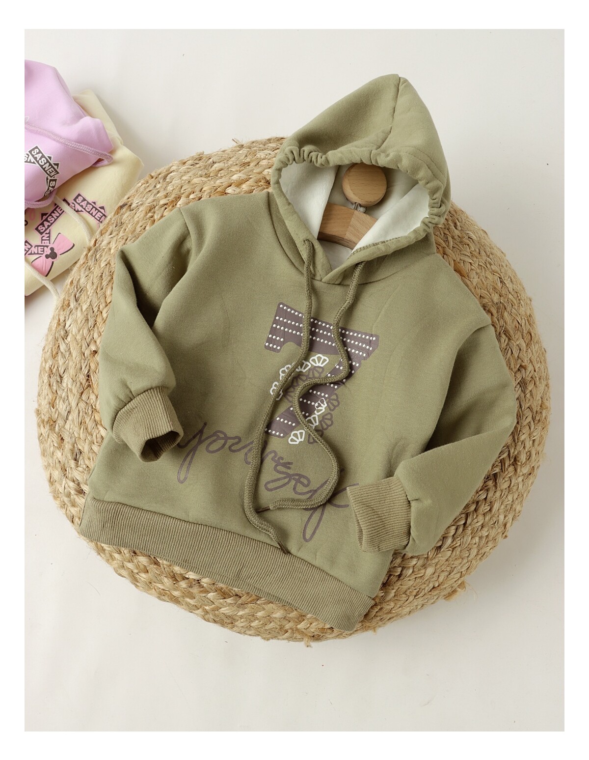 Hanorac verde, fetita Yourself