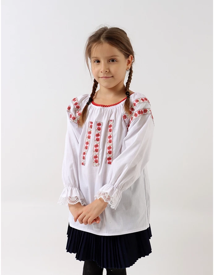 IE TRADITIONALA cu voal MERRY picture - 3