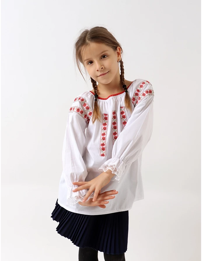 IE TRADITIONALA cu voal MERRY picture - 4