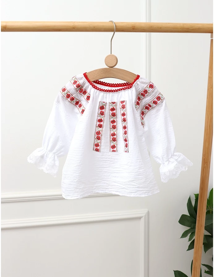 IE TRADITIONALA cu voal MERRY picture - 8