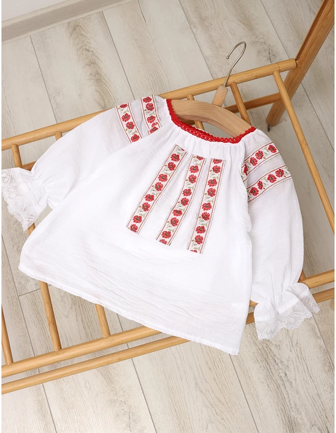 IE TRADITIONALA cu voal MERRY picture - 9