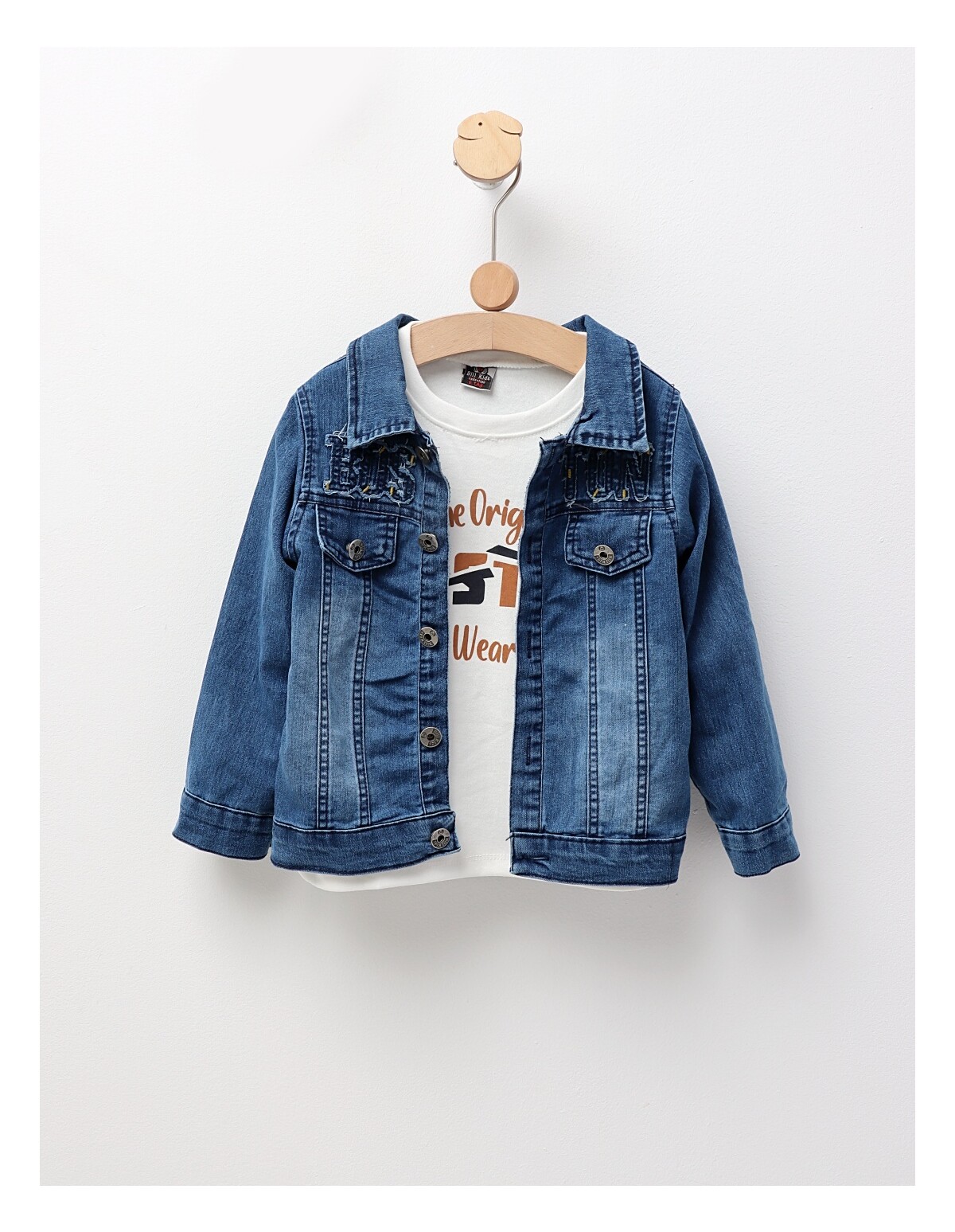 Jacheta de blug+bluza Boston Boy albastru