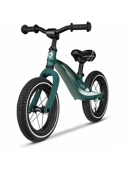 Lionelo - Bicicleta usoara Bart Air, Fara pedale, Cu roti gonflabile, Cu cadru din magneziu, Cu ghidon si sa reglabile, Greutate 3.8 Kg, 12 inch, Conform cu standardul european de securitate EN71, Green Forest 2