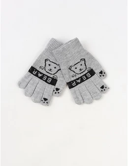 Manusi copii Bear gri