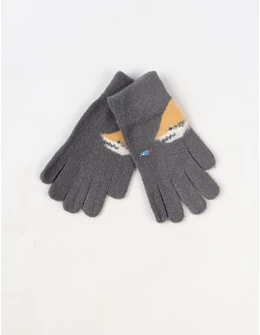 Manusi copii SHARK gri inchis