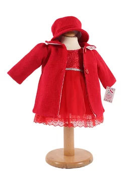 Palton cu rochita Rania rosu 1