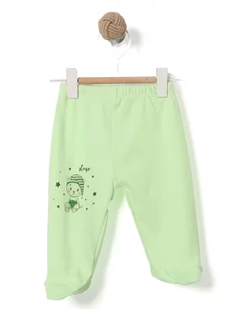 Pantaloni cu botosei SO SLEEPY verde 1