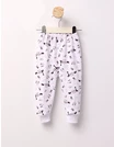 Pantaloni Cute Baby Animal alb-maro picture - 1