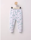 Pantaloni Cute Baby Animal alb-verde picture - 1