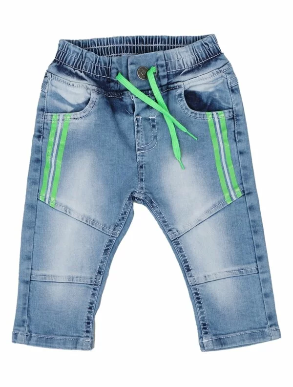 Pantaloni de blug dungi verzi