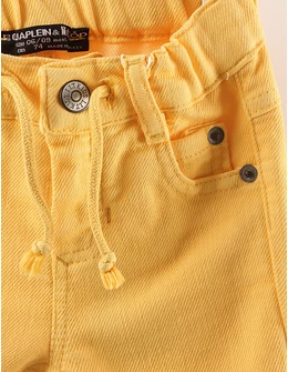 Pantaloni de blug Lilitop ERKEK galben 2