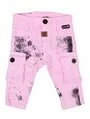 Pantaloni de blug pătați cargo roz 1