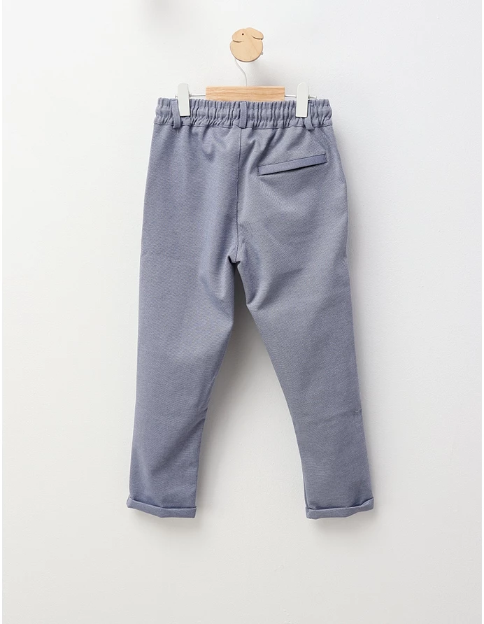 Pantaloni eleganti Rafael albastru picture - 4