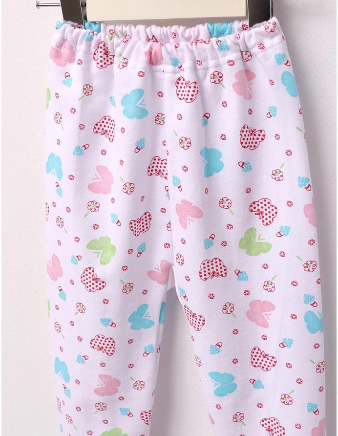 Pantaloni Fluturasi, alb-rosu picture - 2