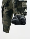 Pantaloni imblaniti ARMY kaki picture - 4