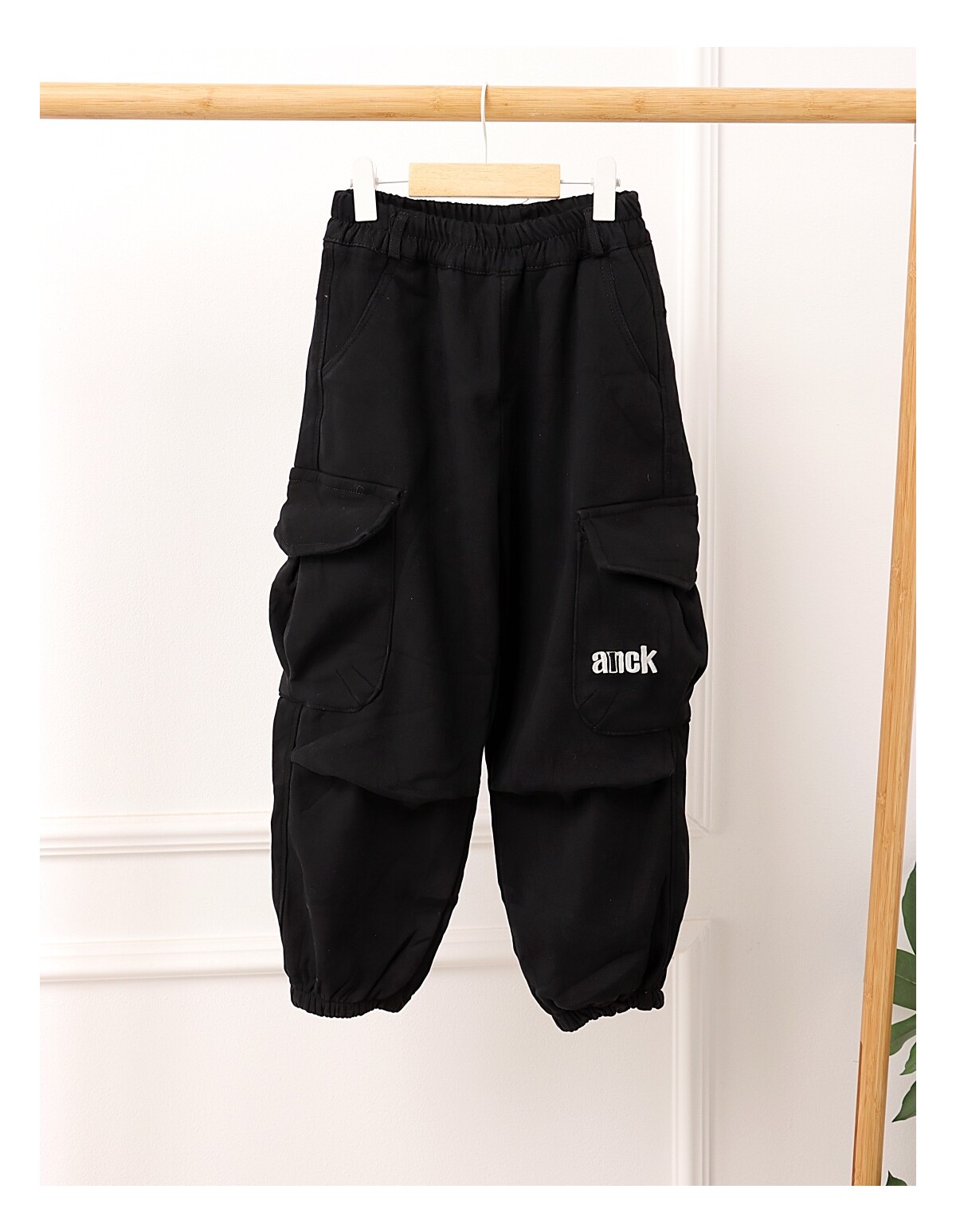 Pantaloni imblaniti, Cargo Ainck Tactics, negru