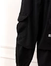 Pantaloni imblaniti, Cargo Ainck Tactics, negru picture - 3