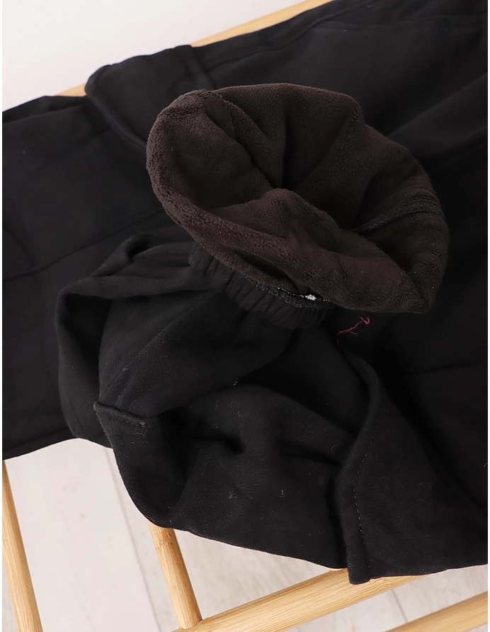 Pantaloni imblaniti, Cargo Ainck Tactics, negru picture - 4