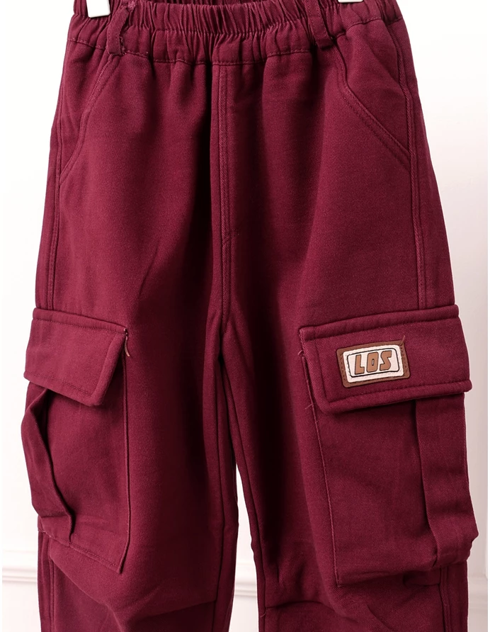 Pantaloni imblaniti, Cargo LOS Tactics, grena picture - 3