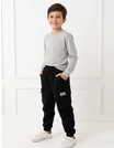 Pantaloni imblaniti, Cargo LOS Tactics, negru picture - 1