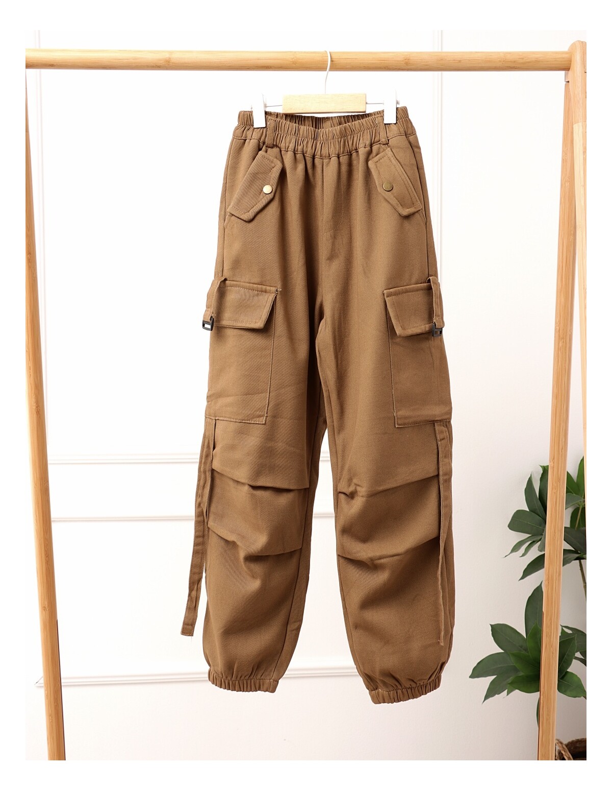 Pantaloni imblaniti, Cargo Tactics, maro-deschis