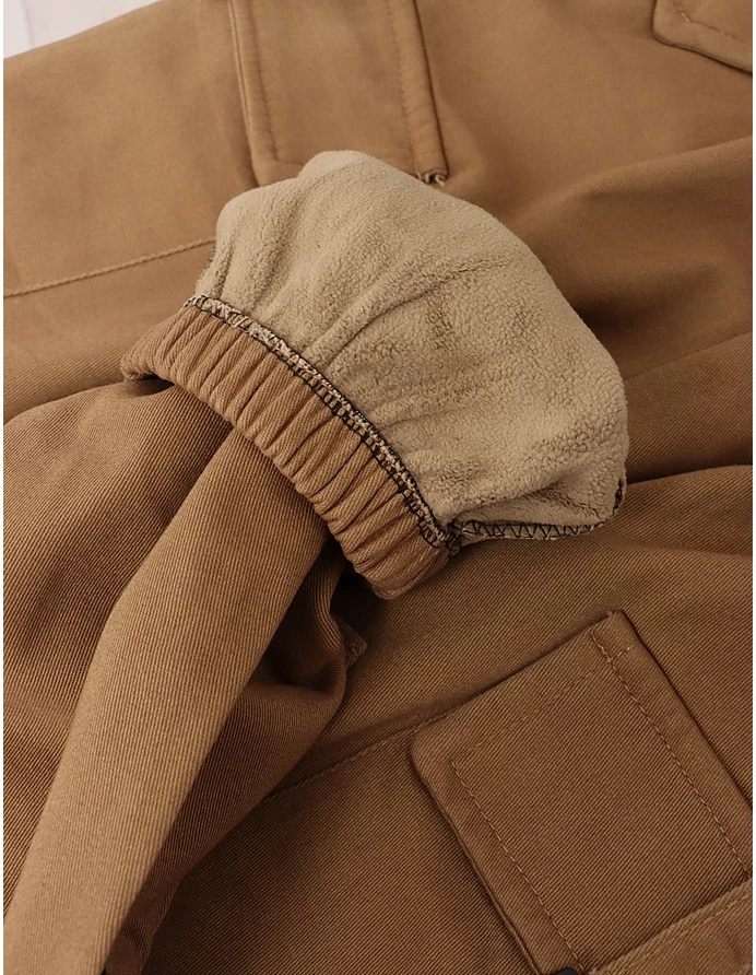 Pantaloni imblaniti, Cargo Tactics, maro-deschis picture - 4