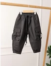 Pantaloni imblaniti Remus gri inchis picture - 5
