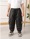 Pantaloni imblaniti Remus gri inchis picture - 1
