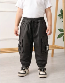 Pantaloni imblaniti Remus gri inchis